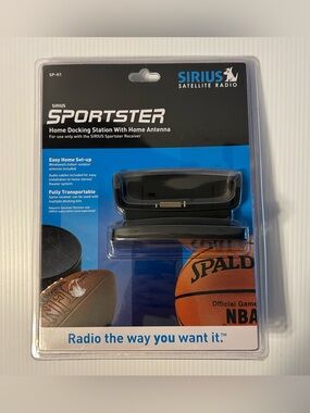 Sirius Sportster Home Docking Station with Antenna SP-H1 Satellite Radio SEALED